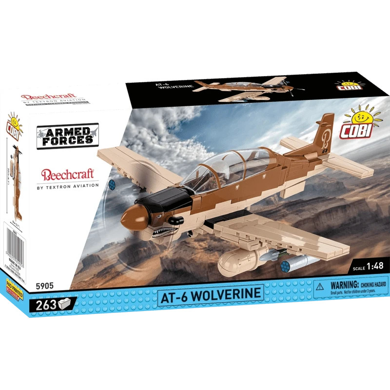 Avion militaire AT-6 Wolverine COBI-5905 pour décorer un bureau de passionné d'aviation
