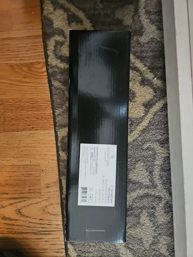 SHRSA120SMB Signature Hardware 12" Modern Wall Shower Arm & Flange, Matte Black - Picture 4 of 4