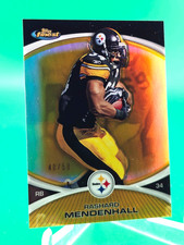 Rashard Mendenhall 2010 Topps Finest Refractor 40/50 Rookie Card RC Steelers #68. rookie card picture