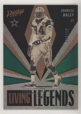 2021 Panini Prestige Living Legends Xtra Points Green /199 Charles Haley HOF uk2
