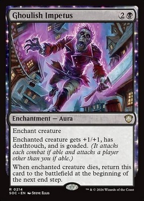 *MtG: GHOULISH IMPETUS - Commander Secrets of Strixhaven Rare - magicman*