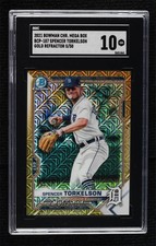 2021 Bowman Chrome Mega Box Gold Mojo Refractor /50 Spencer Torkelson 0i1b