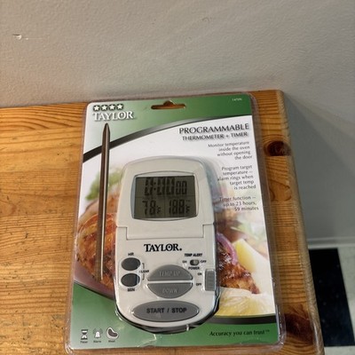 Taylor Precision Products 1470N Digital Cooking Thermometer and Timer NEW FREE S