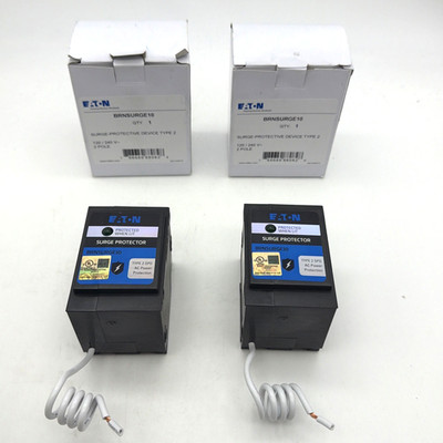 EATON BRNSURGE10 SURGE PROTECTION DEVICE TYPE 2 120/240V 2-POLE (LOT OF 2 )NEW