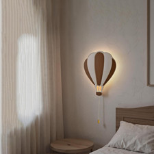Balloon Lamp for Baby Nursery Operated Wall Lamp for Nursery Cute Floating Moon