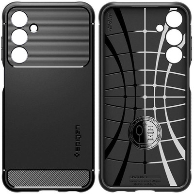 SPIGEN RUGGED ARMOR CASE FÜR GALAXY A25 5G MIT ZUSÄTZLICHEM SCHUTZ AUF