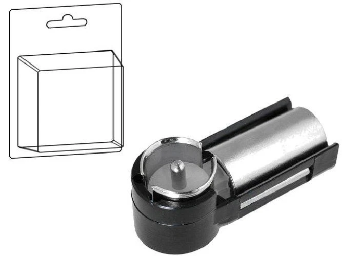Adaptateur Antenne AA2 DIN F ISO M coude - Photo 1/1