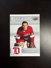 Upper Deck Centennial Red Wings - Glenn Hall - Hall of Fame Silver /1926 - #126