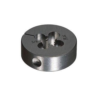 CLEVELAND C65855 Round Threading Die,3/8''-16,HSS 20X655