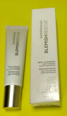 Bare Mineral Blemish Rescue Skin Clearing Redness Reducing Mattifying Primer 1oz