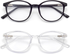 Blue Light Blocking Glasses round Women Men Computer Glasses anti Eye Strain/Uv/