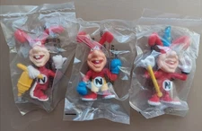 1988 Domino's Pizza Set of 3 Noid Figurines Factory Sealed "Avoid the Noid"