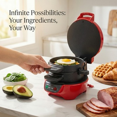 Breakfast Maker With Egg Cooker Ring Customize Ingredients For Engl SET