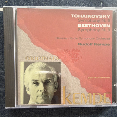 RUDOLF KEMPE Bavarian Radio Symphony Orchestra Tchaikovsky/Beethoven CD Limited 