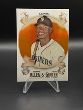 2021 Topps Allen & Ginter Chrome Orange Refractor 1/25 Kyle Lewis #75
