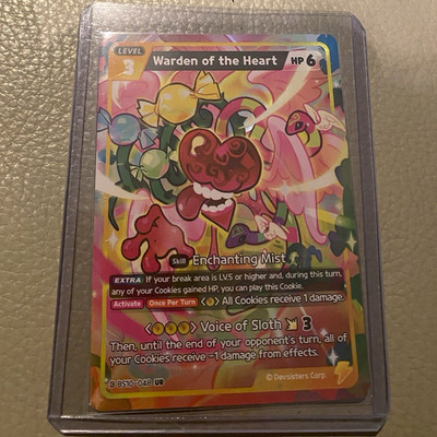 Devsisters Warden of the Heart UR Foil Cookie Run Kingdom TCG BS10-048 EN Lv3
