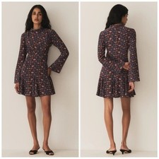 Doen Selena Floral Mini Dress Midnight Riviera Medallion Boho Size M NWT