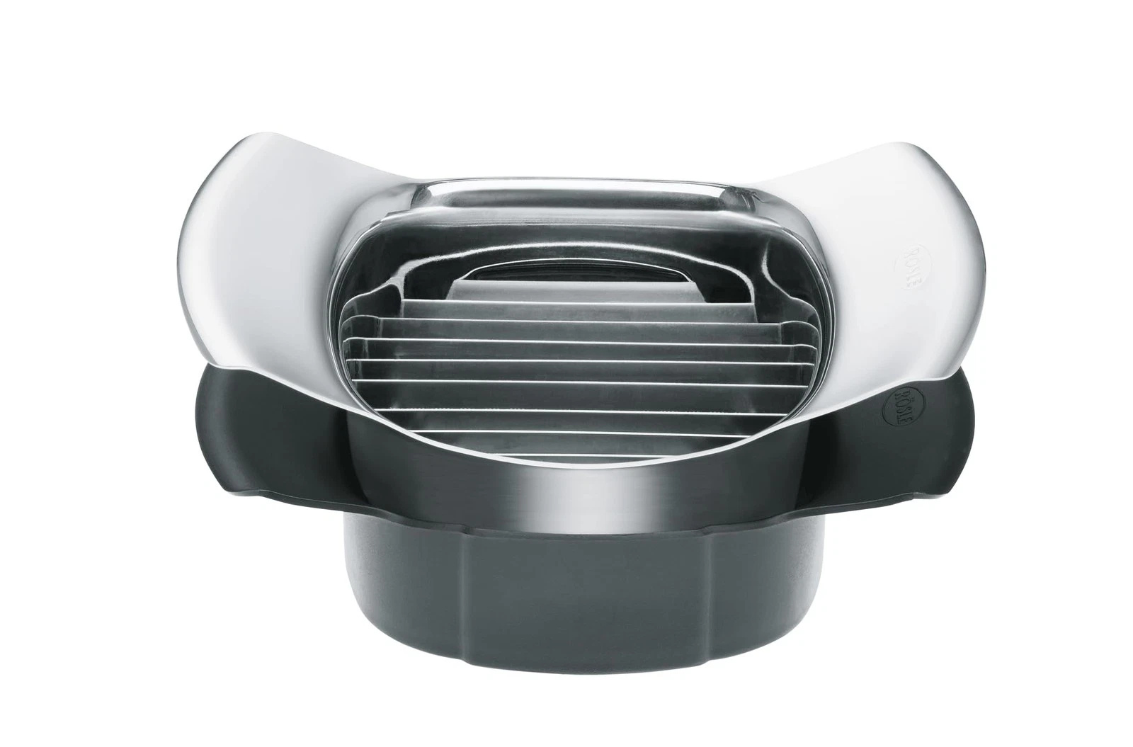 Rösle Stainless Steel 10-Blade Serrated Vegetable & Cheese Slicer, Silver