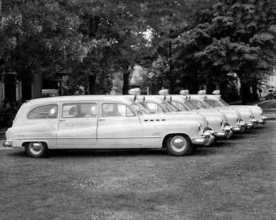 1950 BUICK ROADMASTER AMBULANCE FLEET Classic Car Picture Photo 4x6