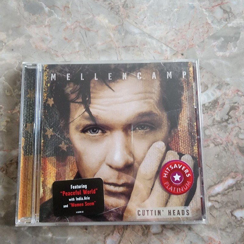 John Mellencamp Cutting Heads Peaceful World Women Seem India Arie--CD Very Good