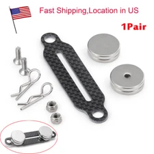 2x Carbon Fiber Body Shell Post Mount Fr 1:10 RC Crawler Car Axial SCX10II 90046
