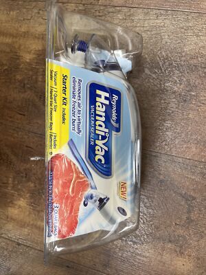 Reynolds Handi Vac Vacuum Sealer Starter Kit 3 Quart Size Bags Included