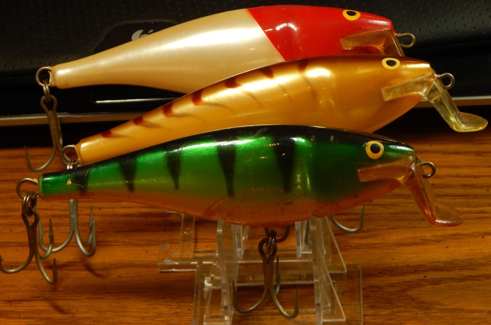 3) RAPALA SHAD RAP MUSKY MUSKIE LURES 5 5/8" LONG BODY SALTWATER LURES LQQK - Image 2