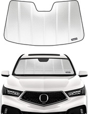 Windshield Sun Shade for 2014-2020 Acura MDX. Front Window Sunshade with Storage