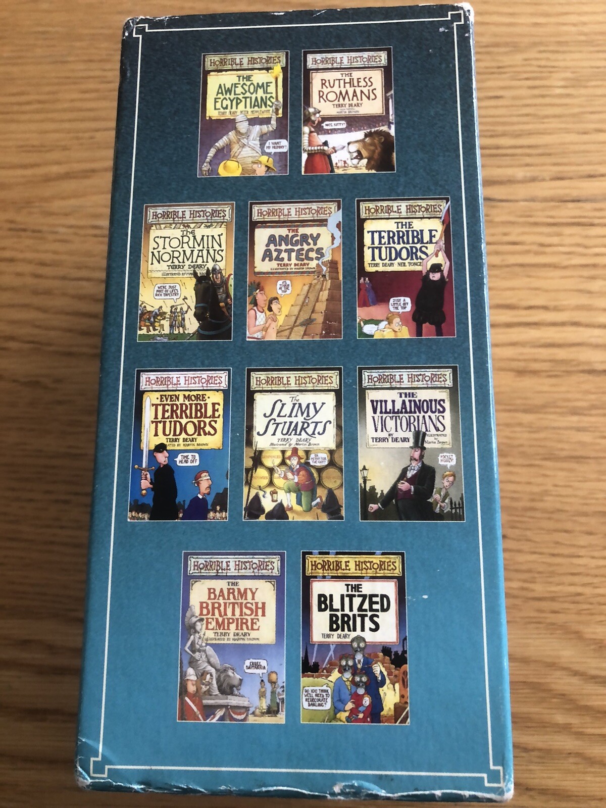 Horrible Histories 10 Book Box Set History With The Nasty