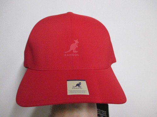 GORRA DE BÉISBOL KANGOL "HOMBRE" AJUSTE FLEXIBLE (L/XL) NUEVA CON ETIQUETAS ROJA LOGOTIPO "OG" ¡NACIDA EN BRITÁNICO!