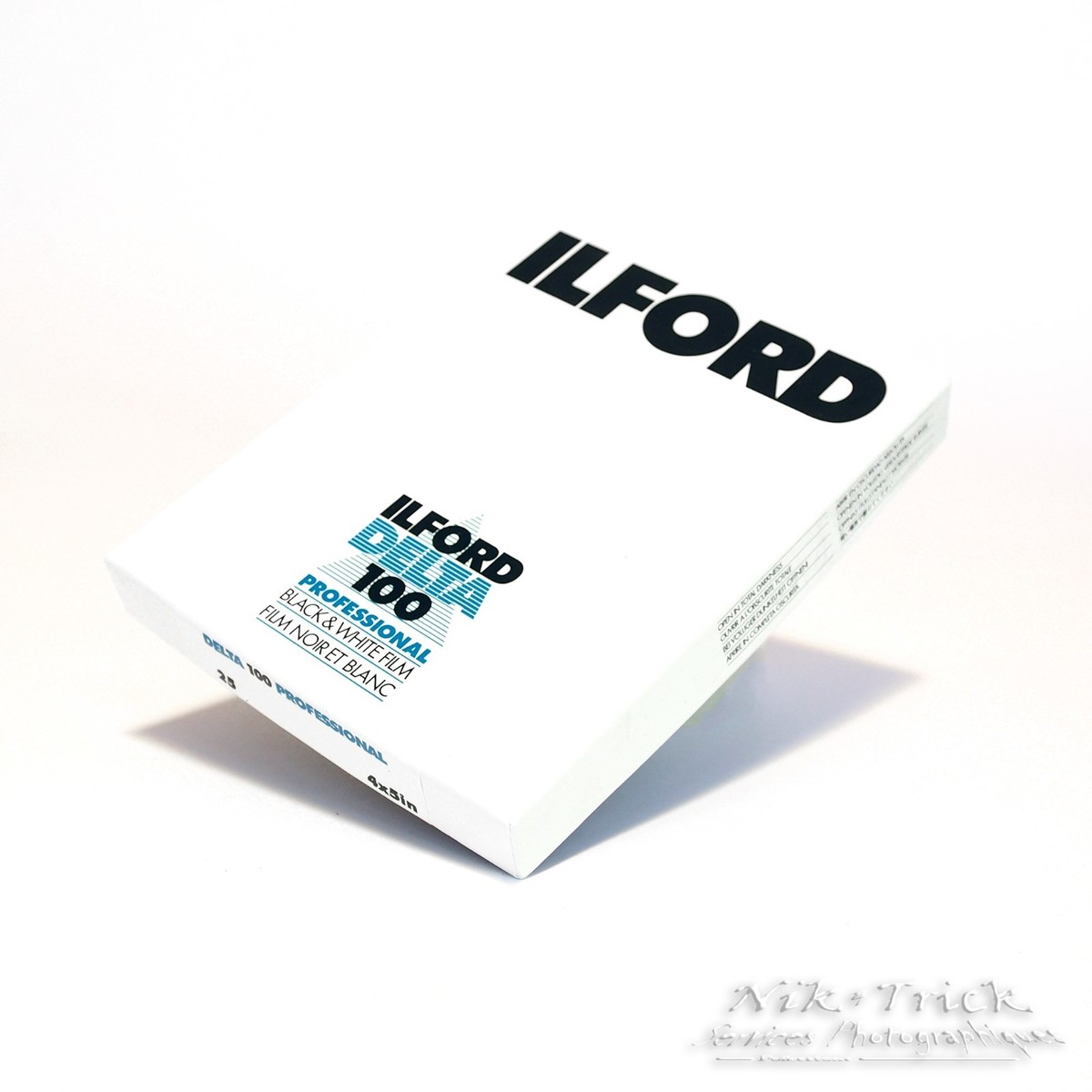 Ilford Delta 100 Professional B&W Film 4x5 5x4 Box of 25 Sheets