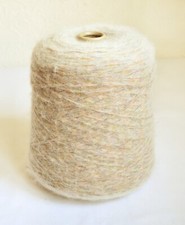 Italian Baby Alpaca - Merino - Upcycled Cotton Yarns, 2.2 lb / 1000 grams cone