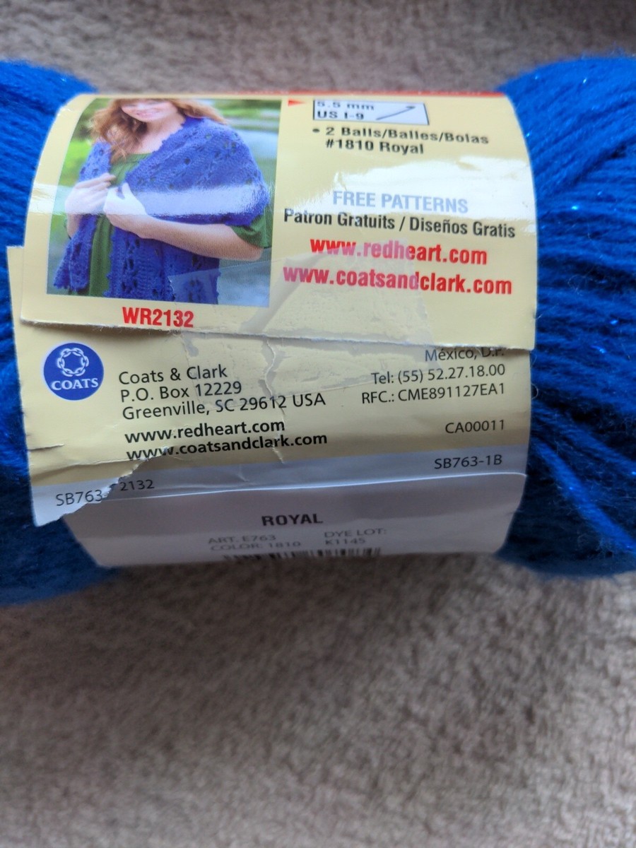 Red Heart Shimmer Yarn