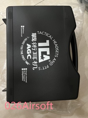 3M Peltor Reproduction TCA Comtac III Headset Plastic Storage Box With Sponge