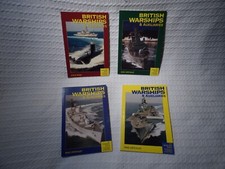 4 x British Warships & Auxiliaries Books 2001-2004 – Royal Navy Maritime