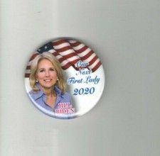  2020 pin JOE BIDEN pinback President Campaign JILL Our Next FIRST LADY