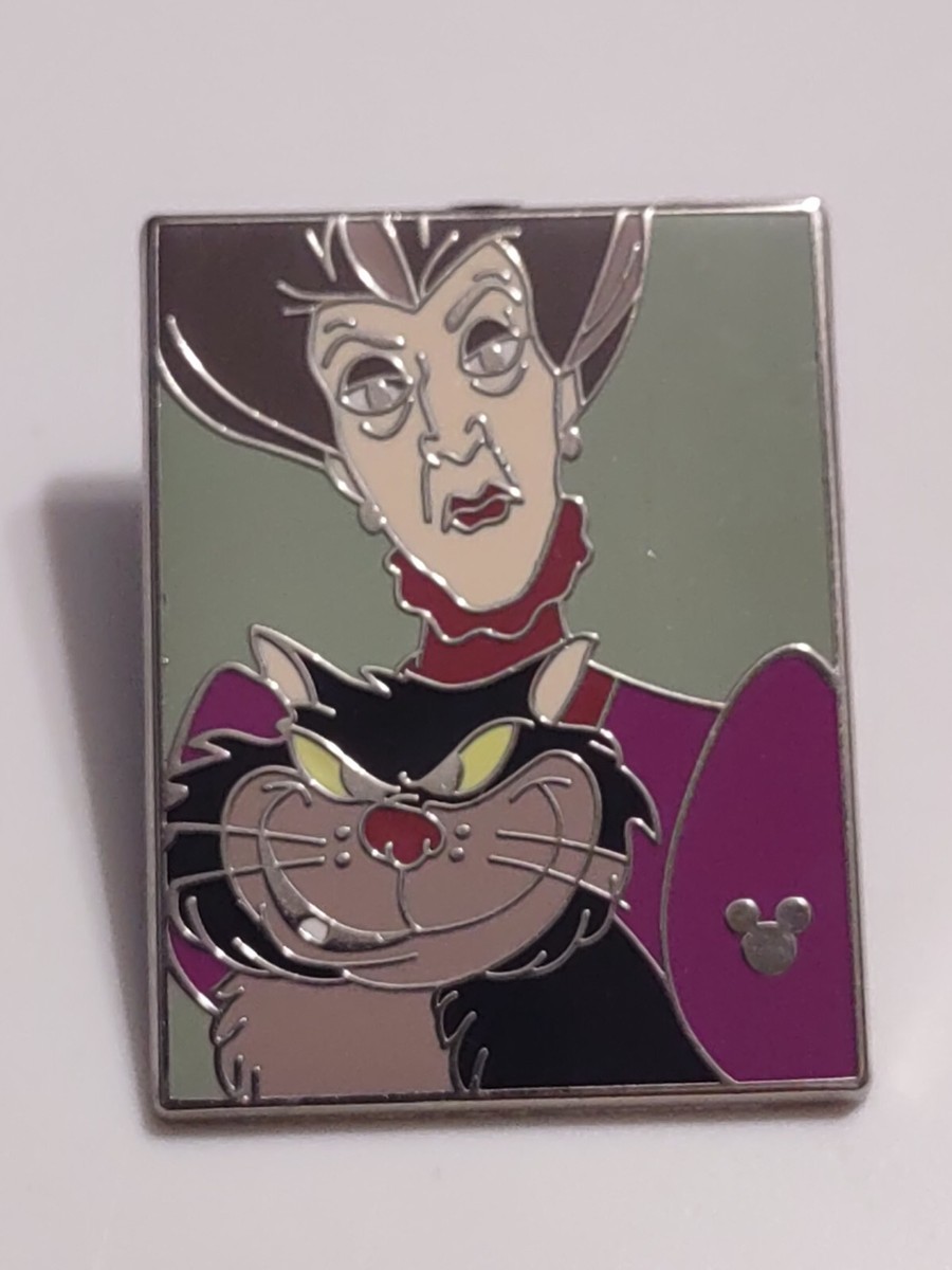 Lady Tremaine & Lucifer Villains with Pets 2009 Hidden Mickey