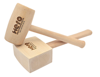 2Er KlüPfel Holzhammer Klopfholz Schreiner HolzklüPfel SchreinerklüPfel Hero