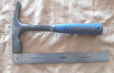 Vintage ESTWING Stone Masons/Brick Layer Hammer Ever Grip