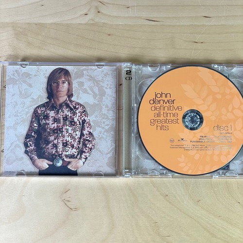 John Denver – Definitive All-Time Greatest Hits - 2 CD set 24 songs NM- - Picture 2 of 5