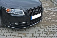 Cup Spoilerlippe SCHWARZ für Audi A4 8E B7 Lippe Frontspoiler Spoilerschwert ABE