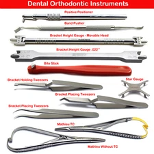 Orthodontic Instruments Ligature Director Bracket Positioning Gauge Band Seater