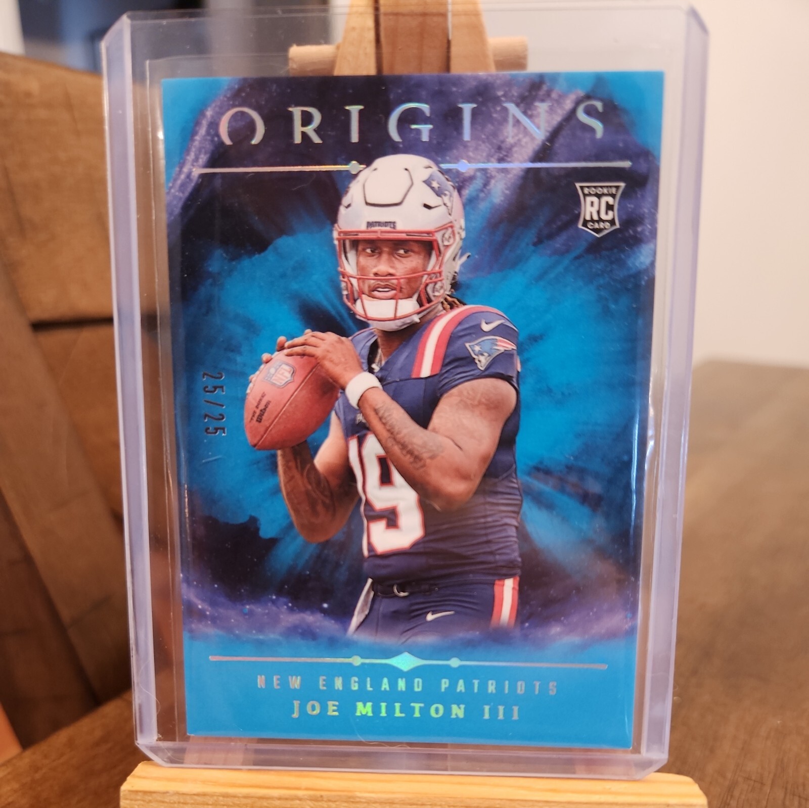 2024 Panini Origins - Rookies #134 Joe Milton III (RC)Rookies Turquoise 25/25