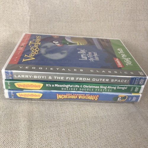 VeggieTales Big Idea DVD Videos Christian Values Lot of 3 NIP Sealed VeggieTales - Picture 3 of 12