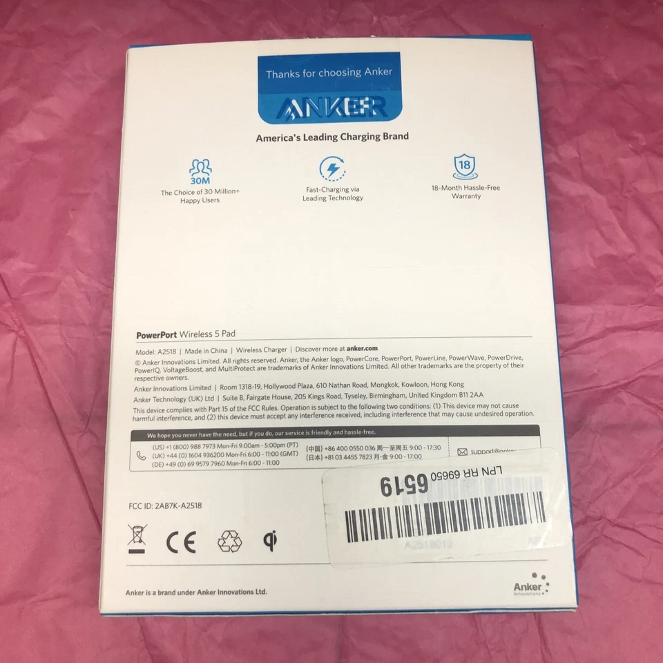 Anker Powerport Wireless 5 Pad 5W - Negro ENVÍO GRATUITO Foto 2 de 2