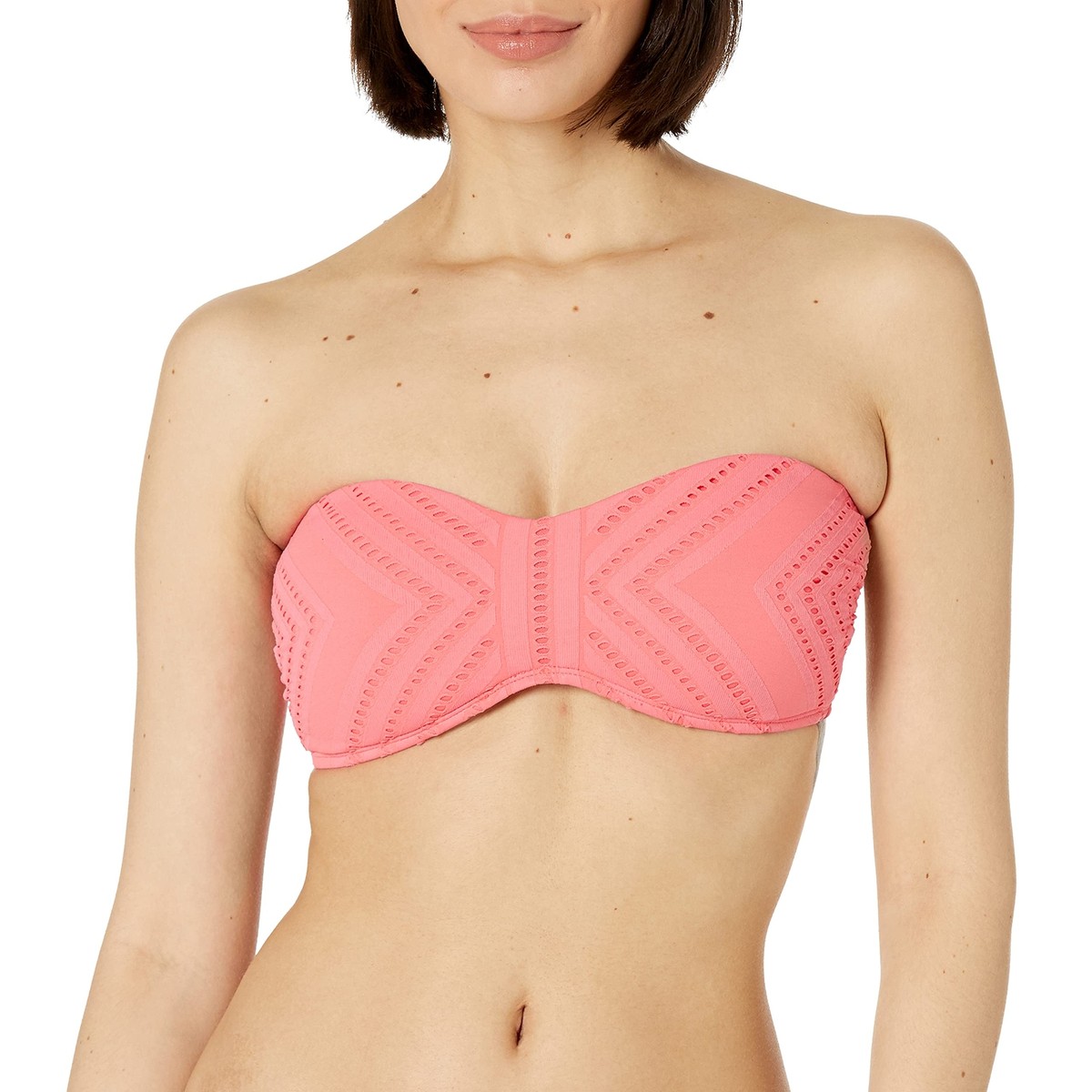 Kenneth Cole Reaction Women's Standard Bandeau Hipster Bikini
