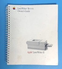 Apple LaserWriter IINT/NTX Owner's Guide 1988 030-3215-A