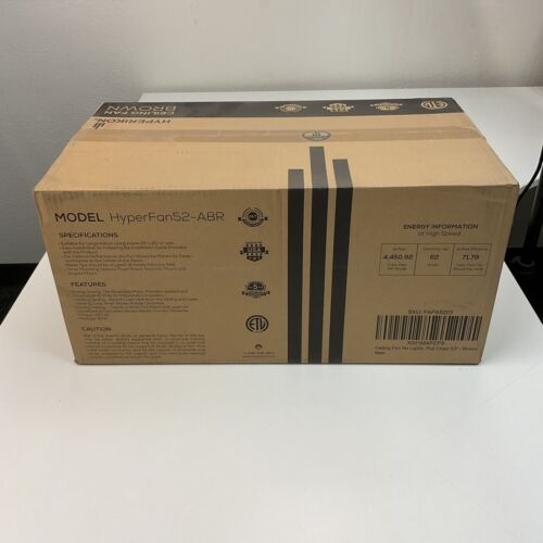 Hyperikon Indoor Ceiling Fan With Pull Chain, 52-inch Wood Ceiling Fan - Picture 2 of 9