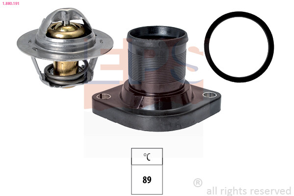EPS 1.880.191 Thermostat, Coolant For CitroËN Fiat Peugeot-image
