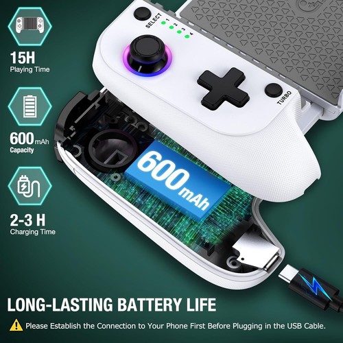 Controlador de Juego Antideriva Tamaño Completo para iPhone y Android - Diseño Ergonómico - Imagen 7 de 10